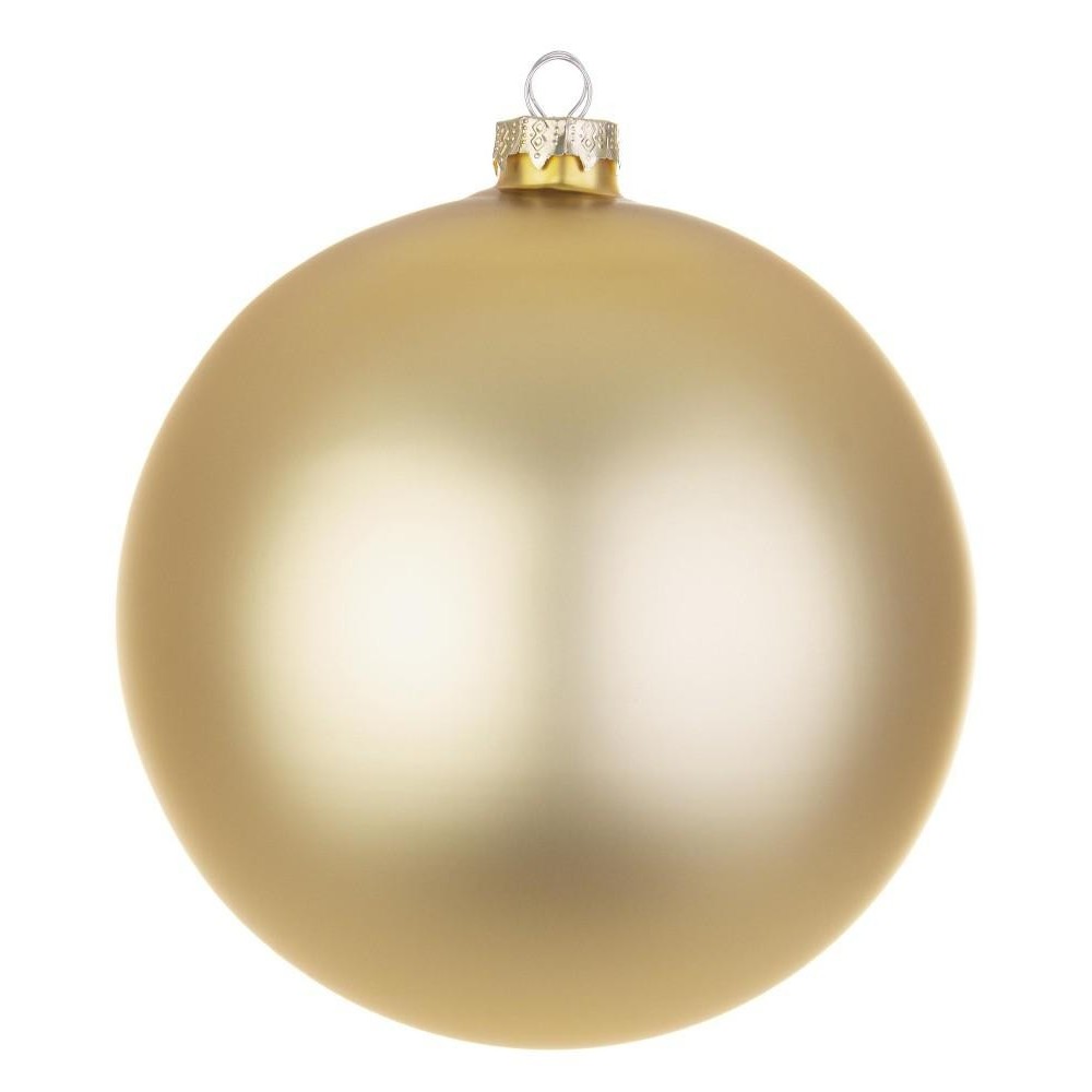 SFERA VETRO MIELE OPACO D.150